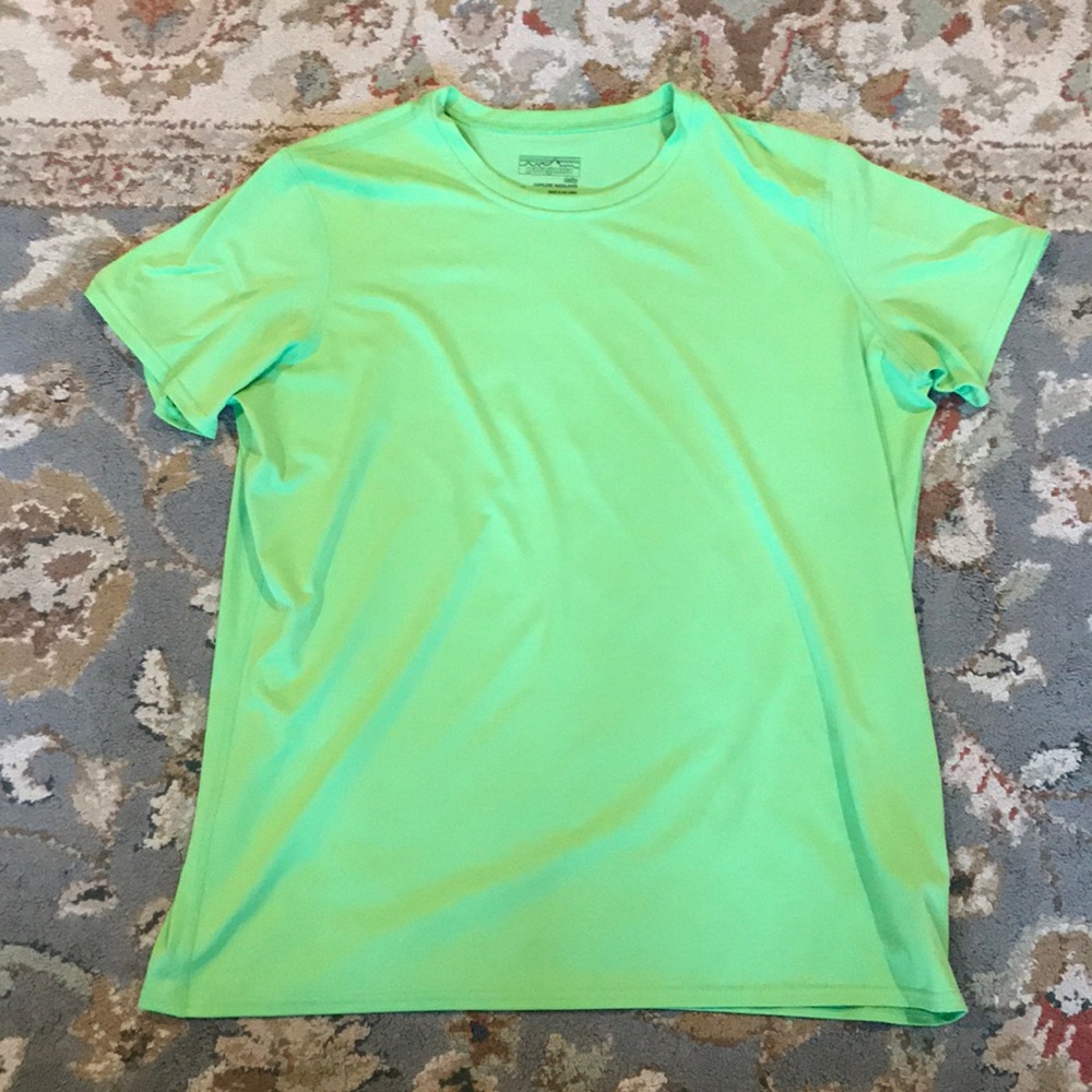 Green women’s athletic lime green t-shirt